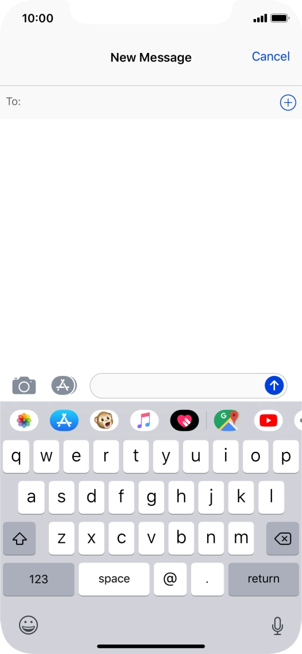 Press To: and key in the first letters of the recipient's name. Press To: and key in the first letters of the recipient's name.