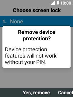 Press the Navigation key. Press the Navigation key.
