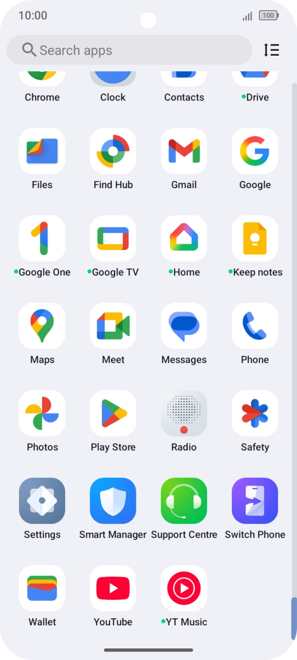 Press Play Store.