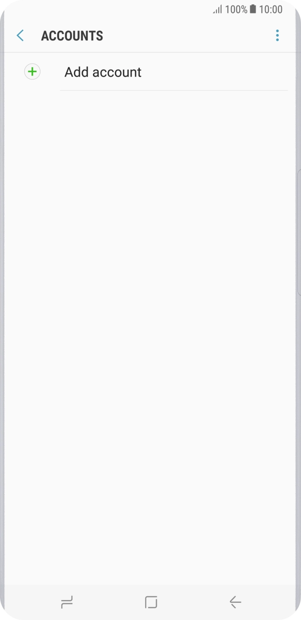 Press Add account.