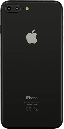 Image 2: Back view of the Apple iPhone 8 Plus