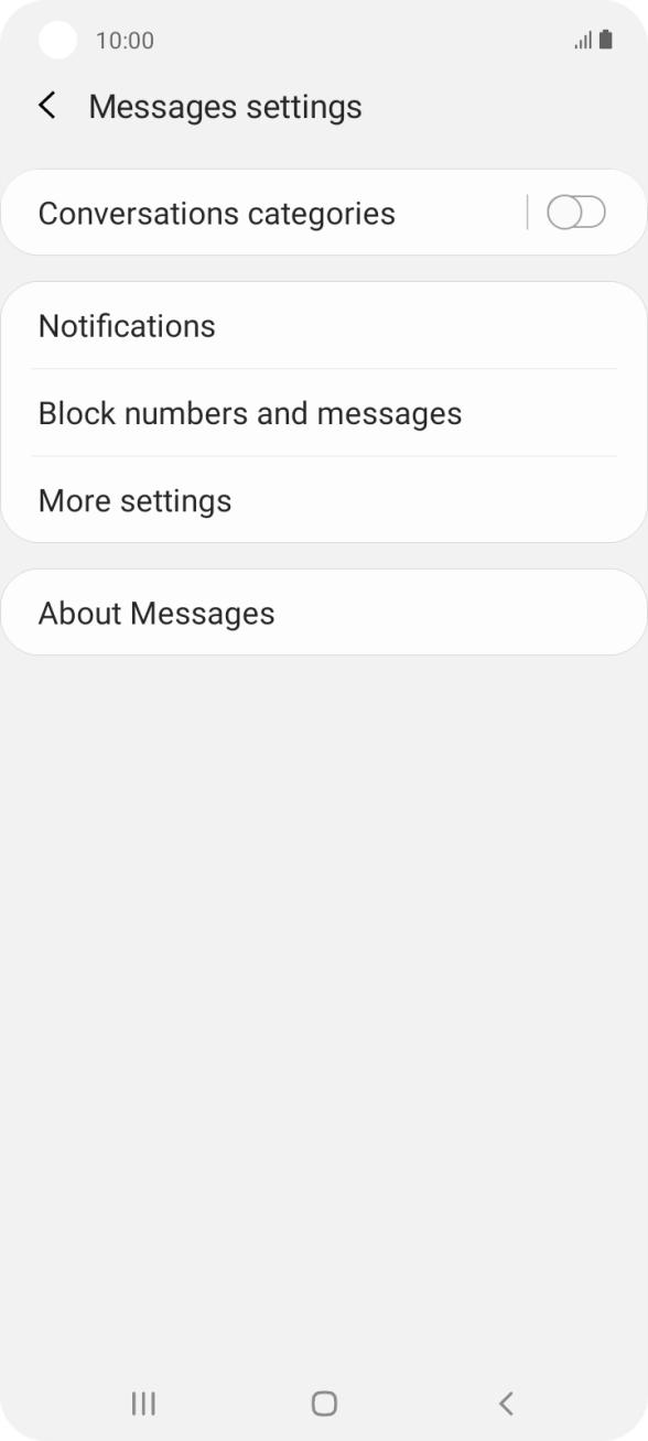Press More settings. Press More settings.