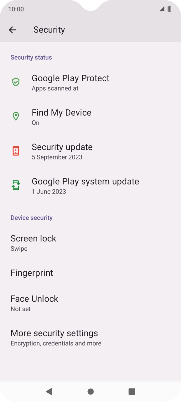 Press Screen lock. Press Screen lock.
