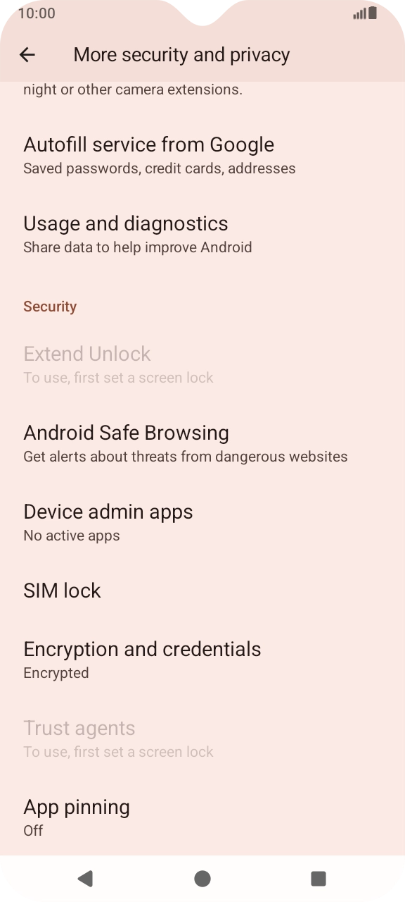 Press SIM lock. Press SIM lock.