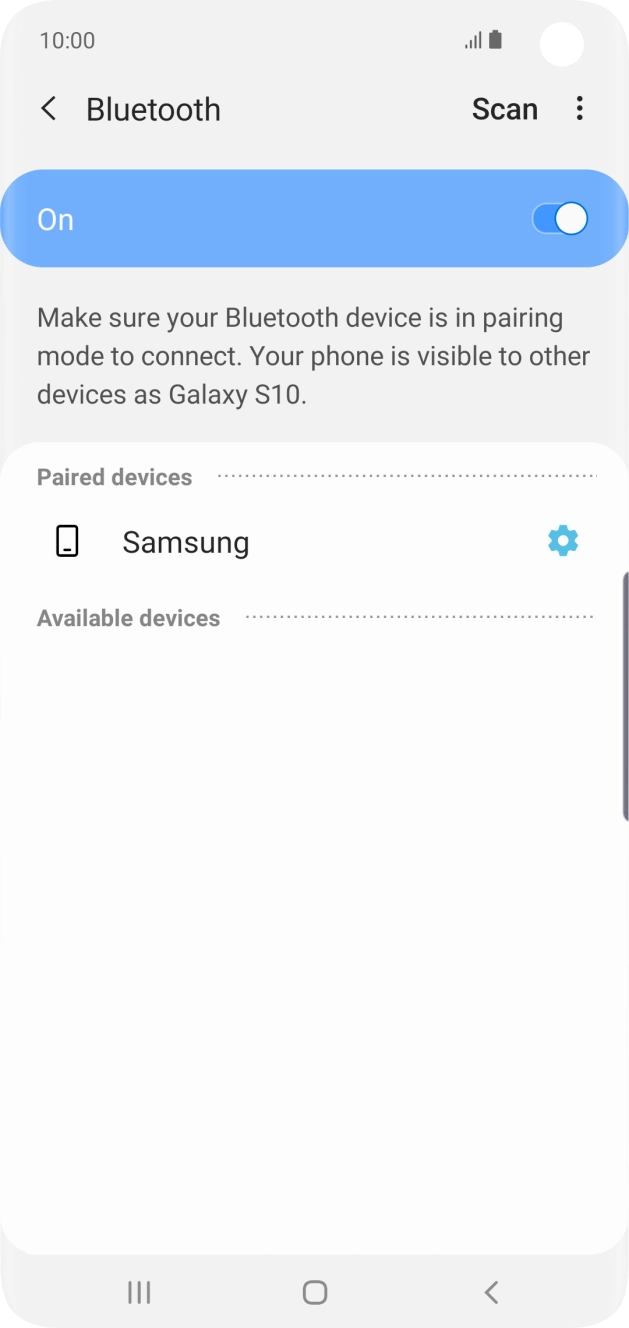 Press the Home key to return to the home screen.