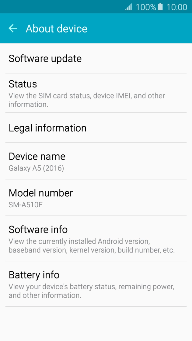 Press Software update. Press Software update.