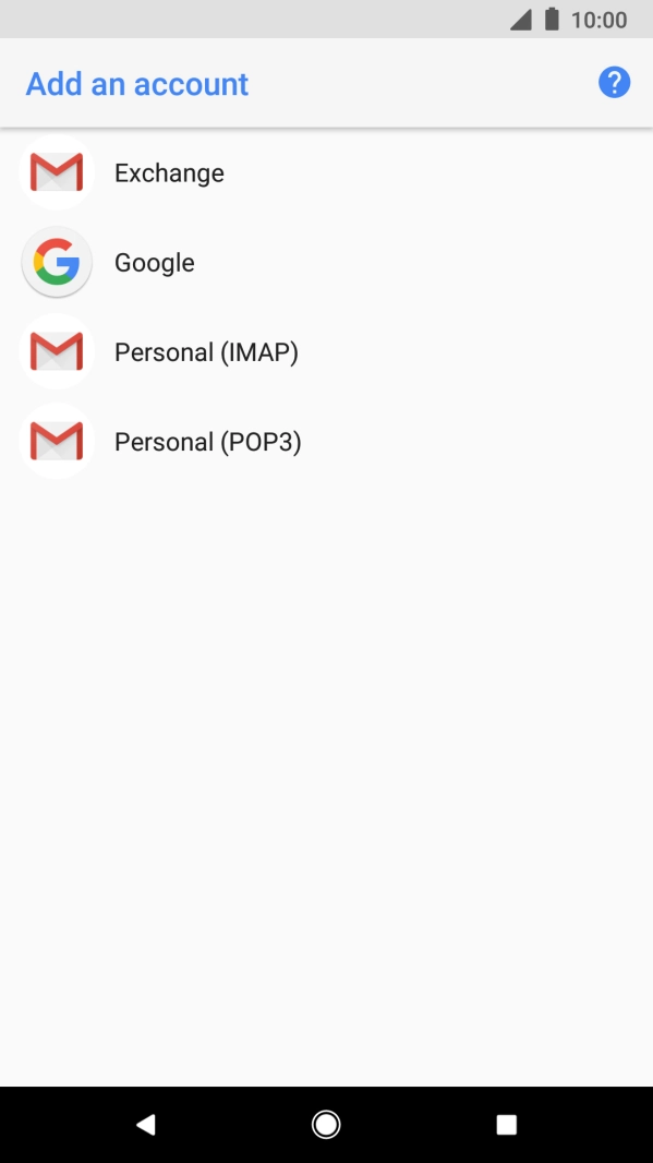 Press Personal (POP3). Press Personal (POP3).
