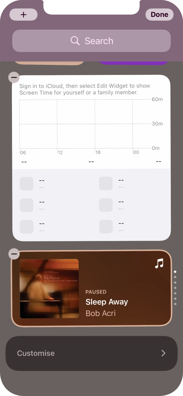 Press Done.