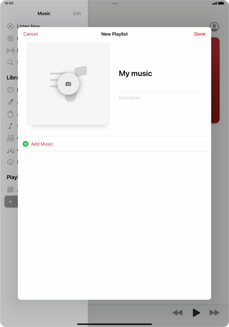 Press Add Music.
