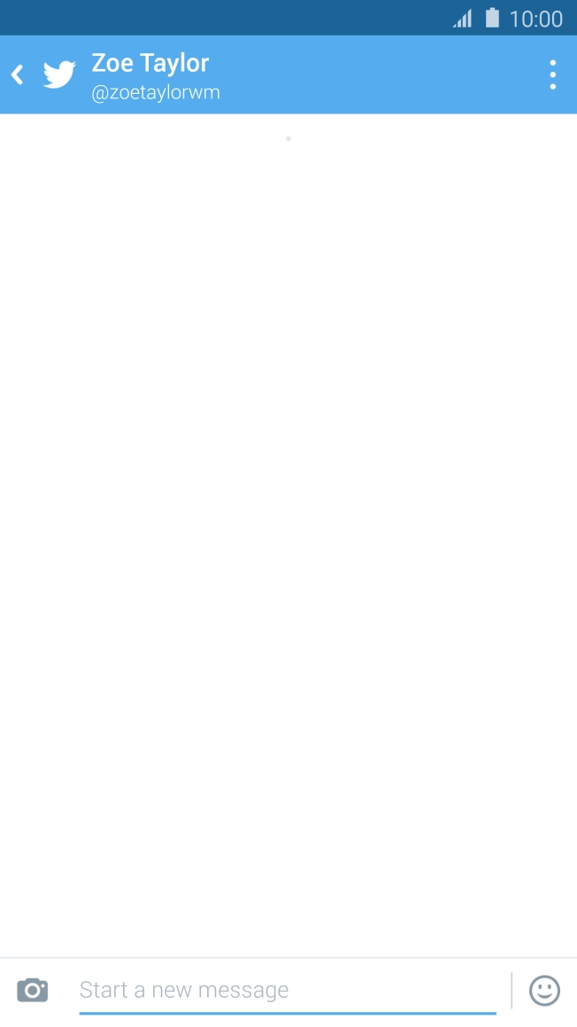 Press the text input field.
