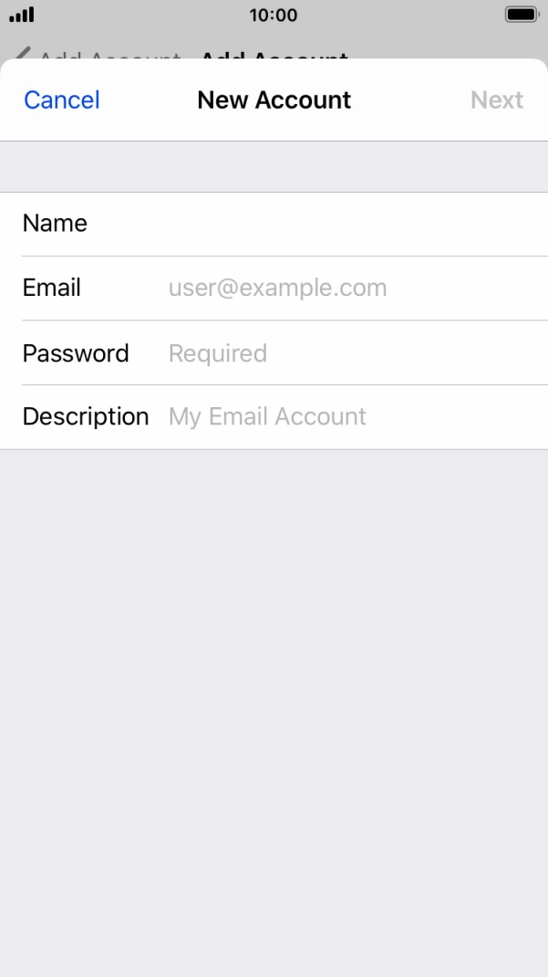Press Email and key in your email address. Press Email and key in your email address.