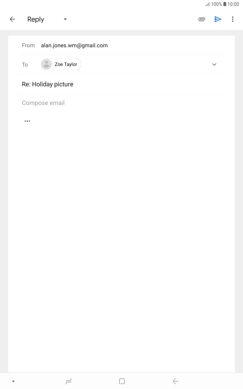 Press the text input field and write the required text. Press the text input field and write the required text.