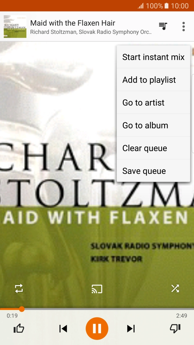 Press Add to playlist.