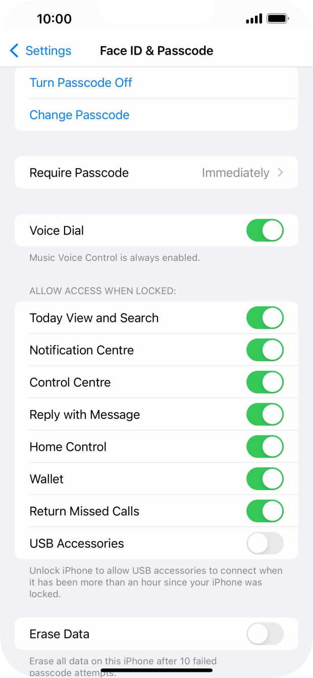 Press the indicator next to Press the indicator next to