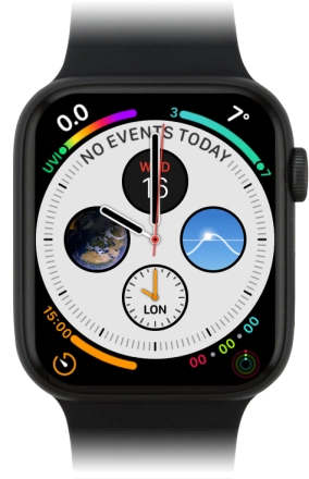 Image 1: Front view of the Apple Watch Series 4