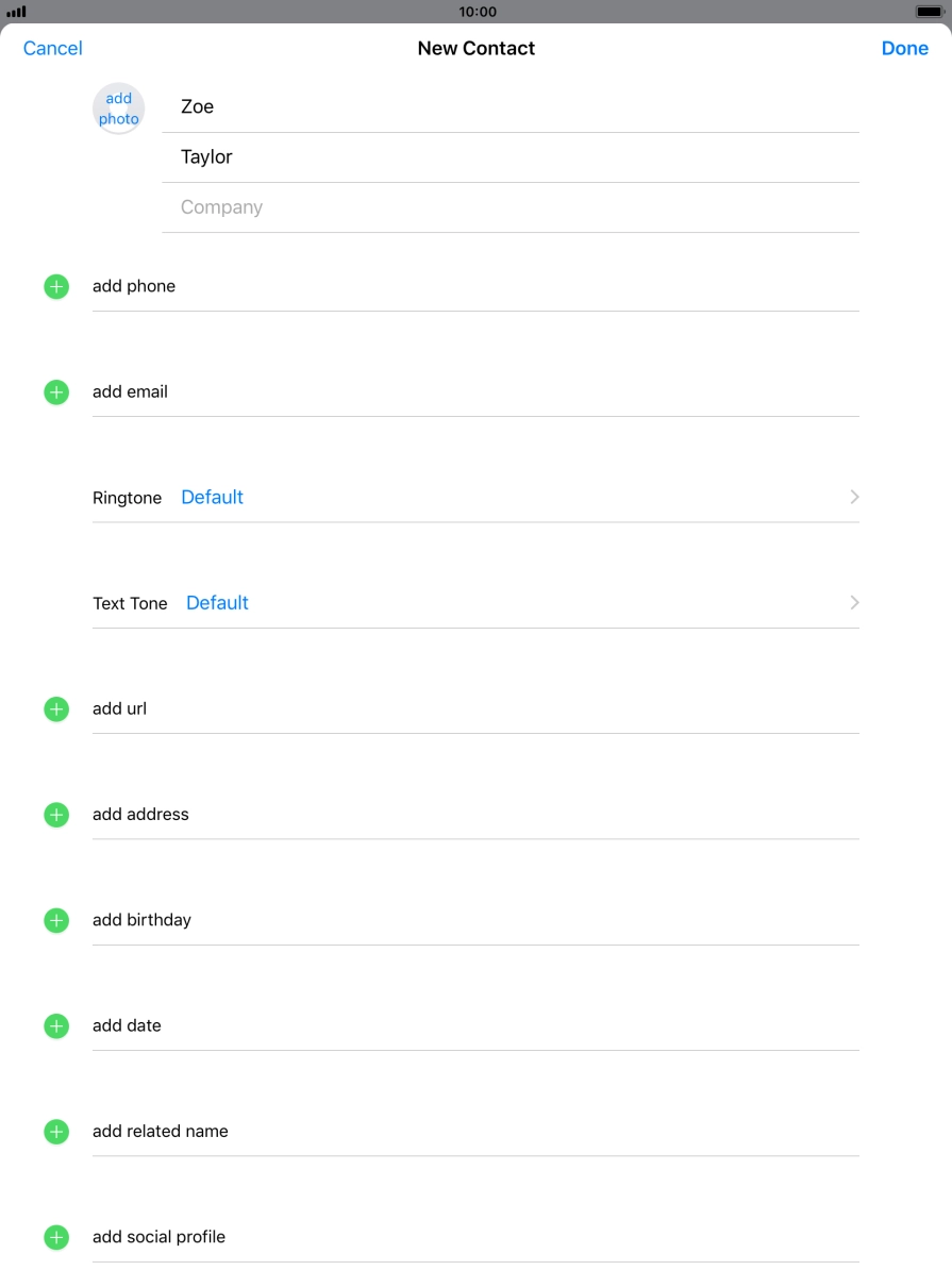 Press add phone. Press add phone.