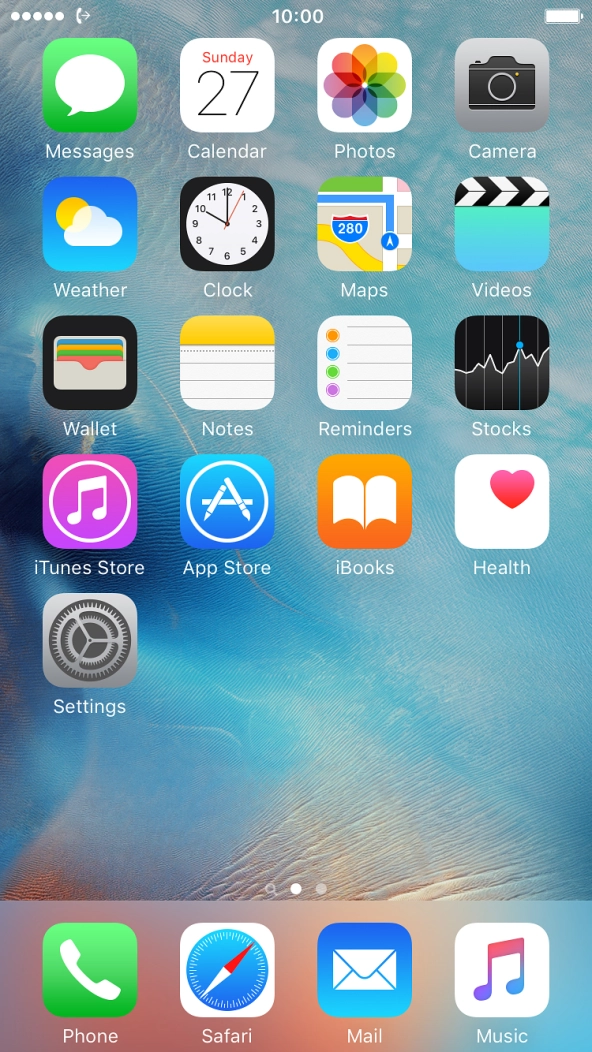 The divert icon shows that all incoming calls are diverted.