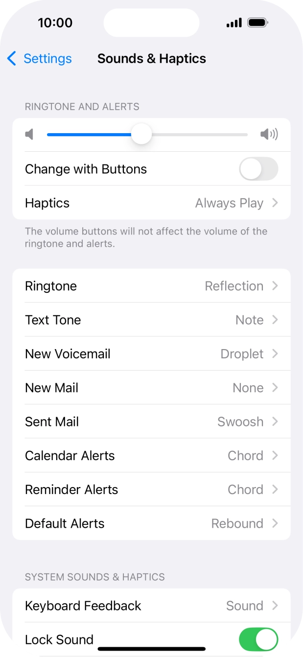 Press Ringtone.