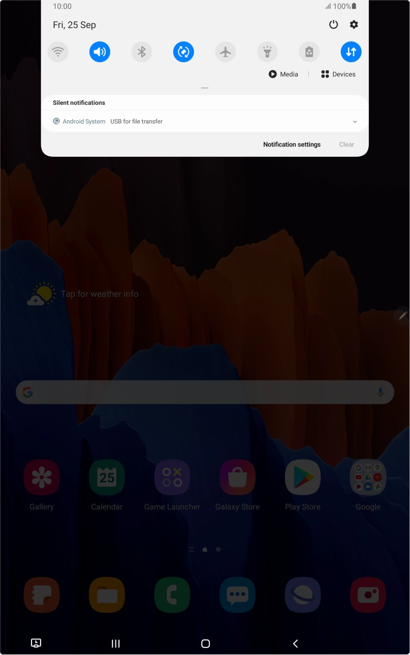 Press Android System. Press Android System.