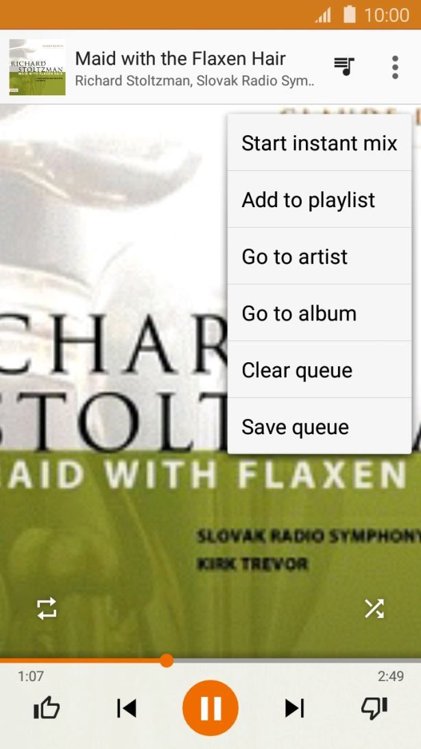Press Add to playlist.