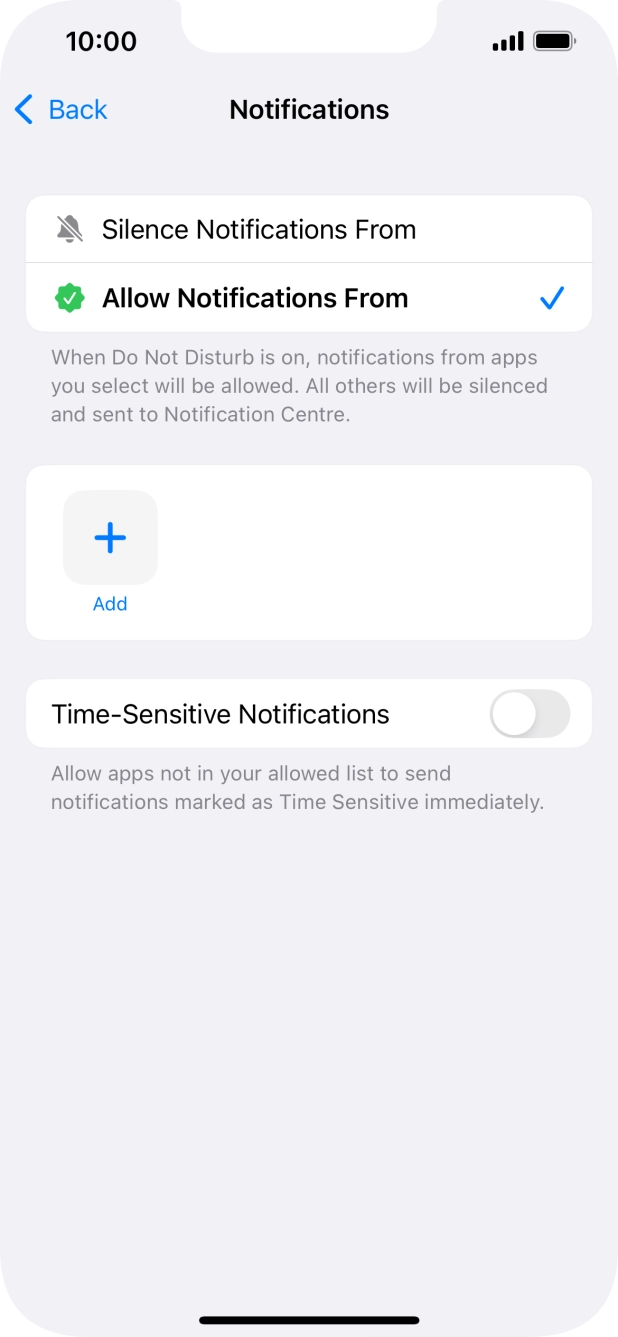 Press the indicator next to Press the indicator next to