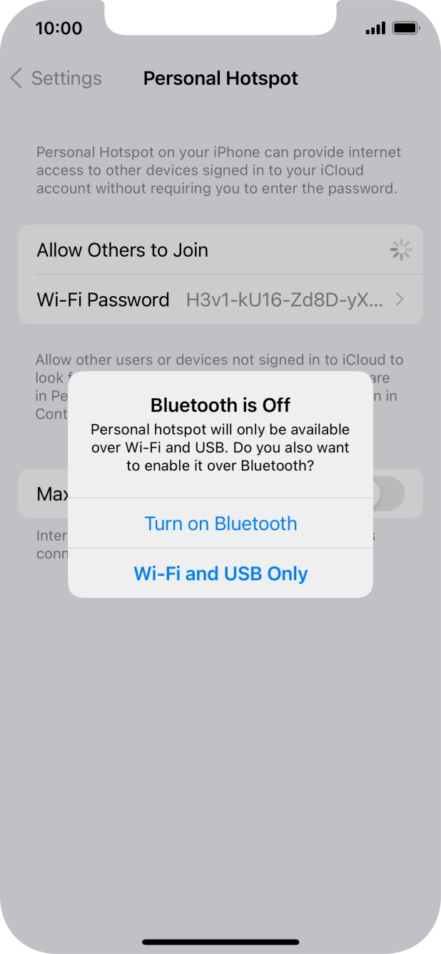 If Wi-Fi is turned on, press Wi-Fi and USB Only. If Wi-Fi is turned on, press Wi-Fi and USB Only.
