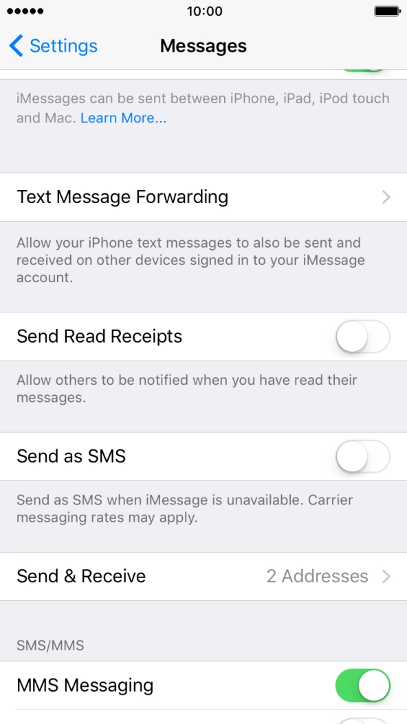Press the Home key to return to the home screen. Press the Home key to return to the home screen.