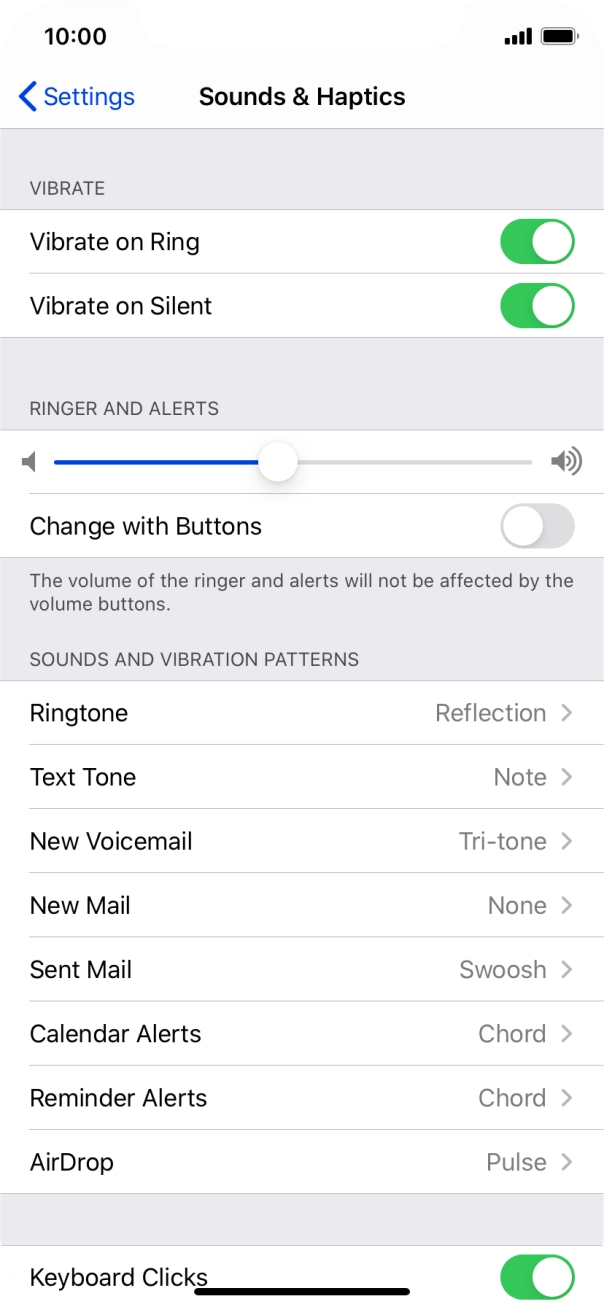 Press the indicator next to Press the indicator next to