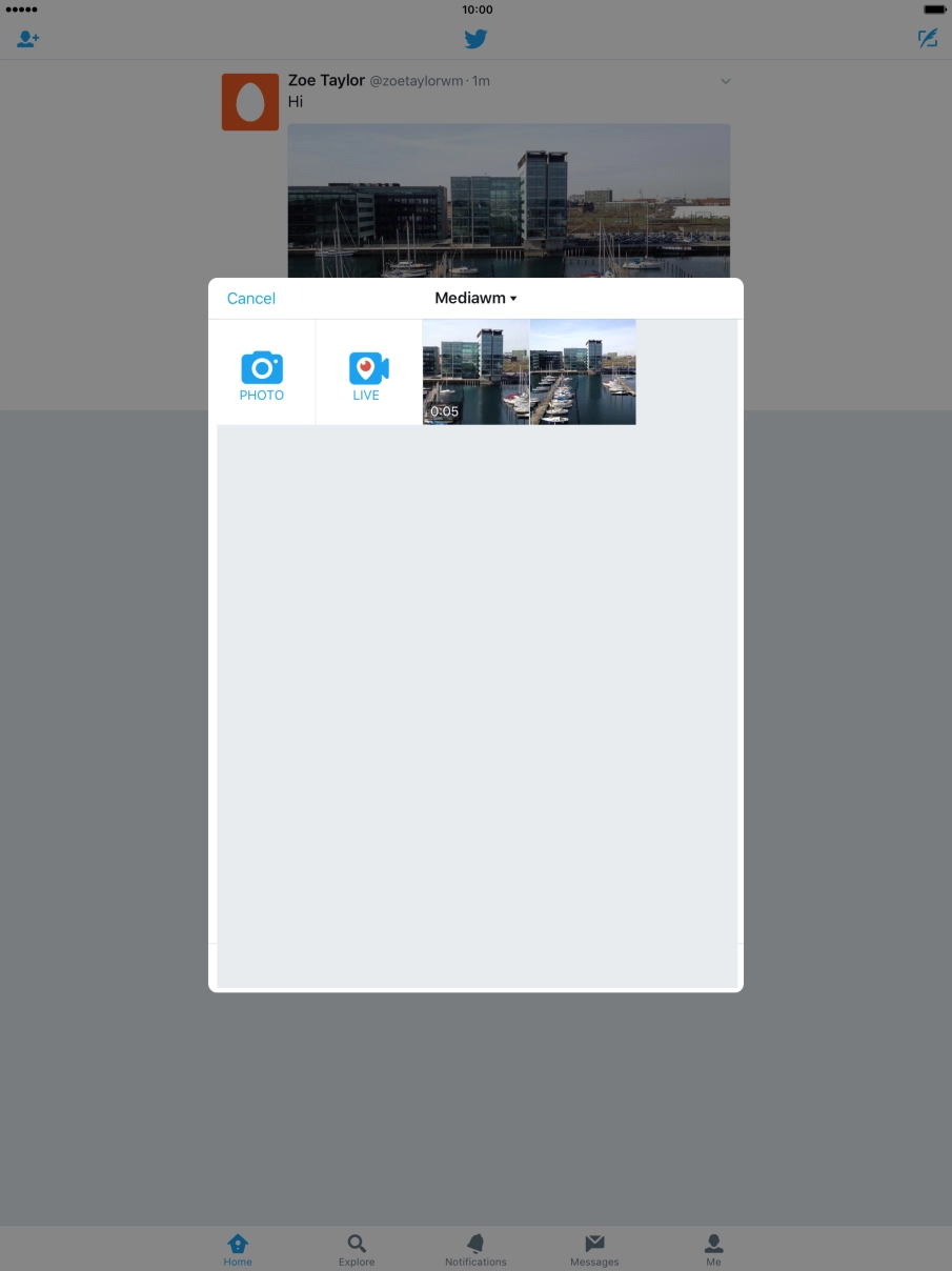 Press the required picture. Press the required picture.