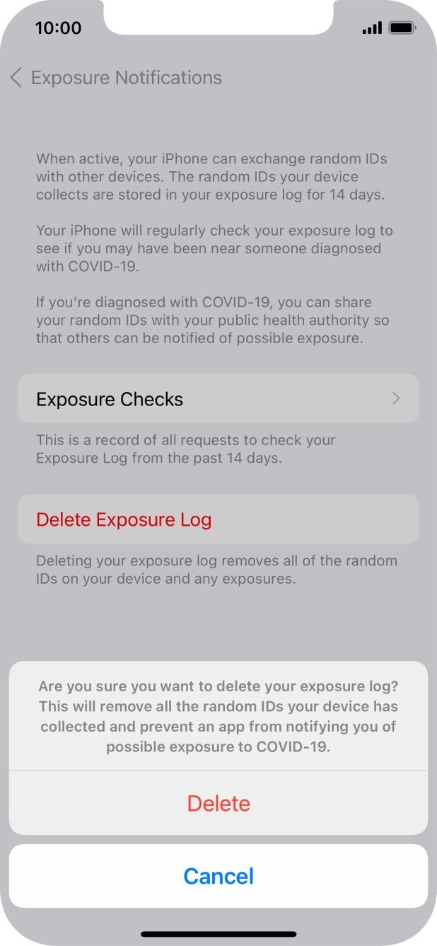 Press Delete. Press Delete.