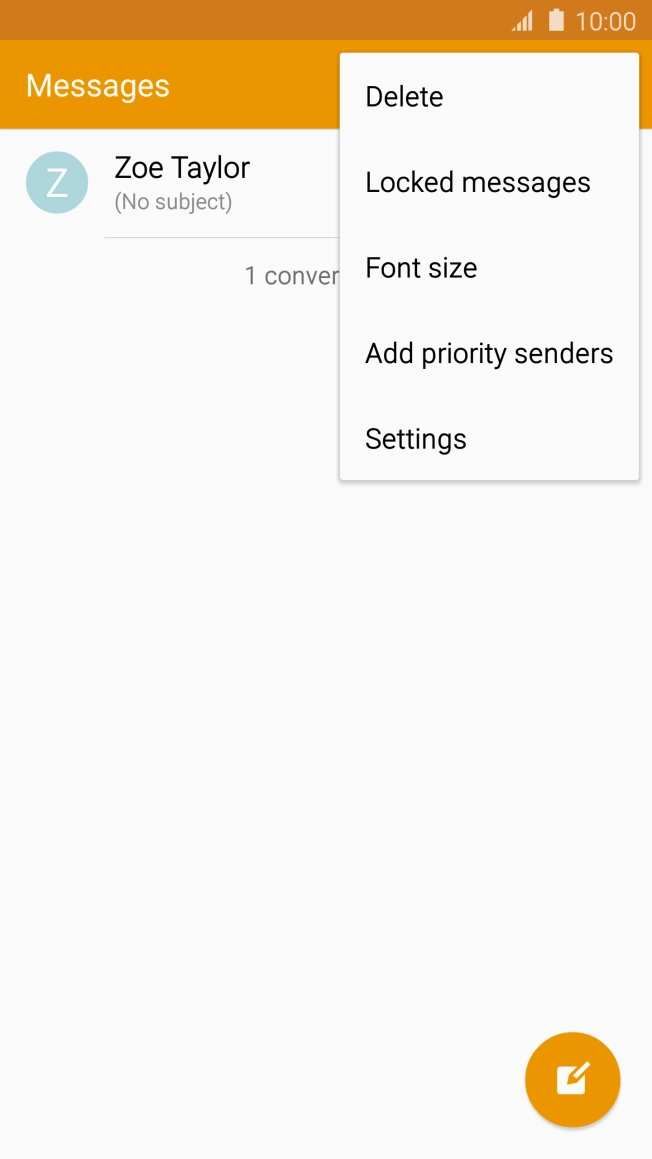 Press Settings.