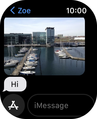Press iMessage.