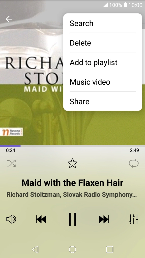 Press Add to playlist.