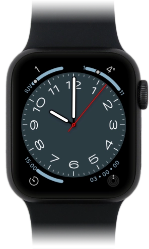 Imagen 1: Vista frontal del Apple Watch SE (2nd Gen) - Black