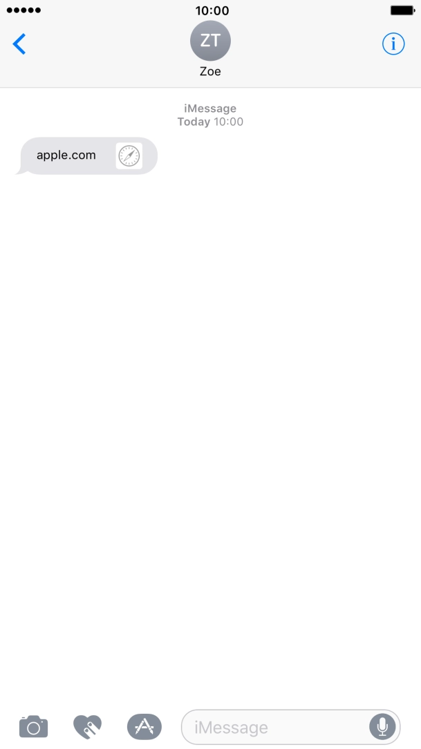 Go to the required message. Go to the required message.