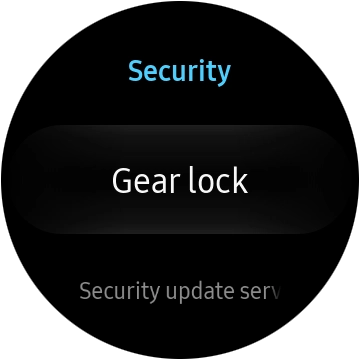 Press Gear lock.