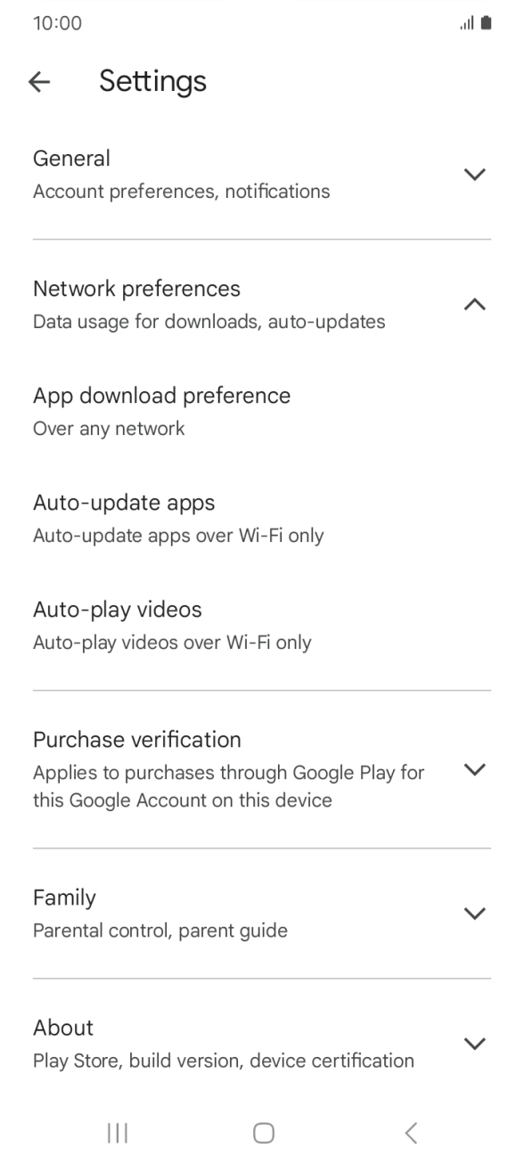 Press Auto-update apps. Press Auto-update apps.