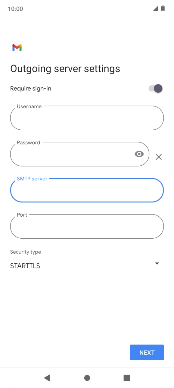 Press the field below Press the field below