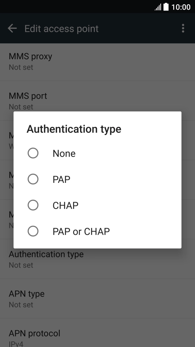 Press None. Press None.