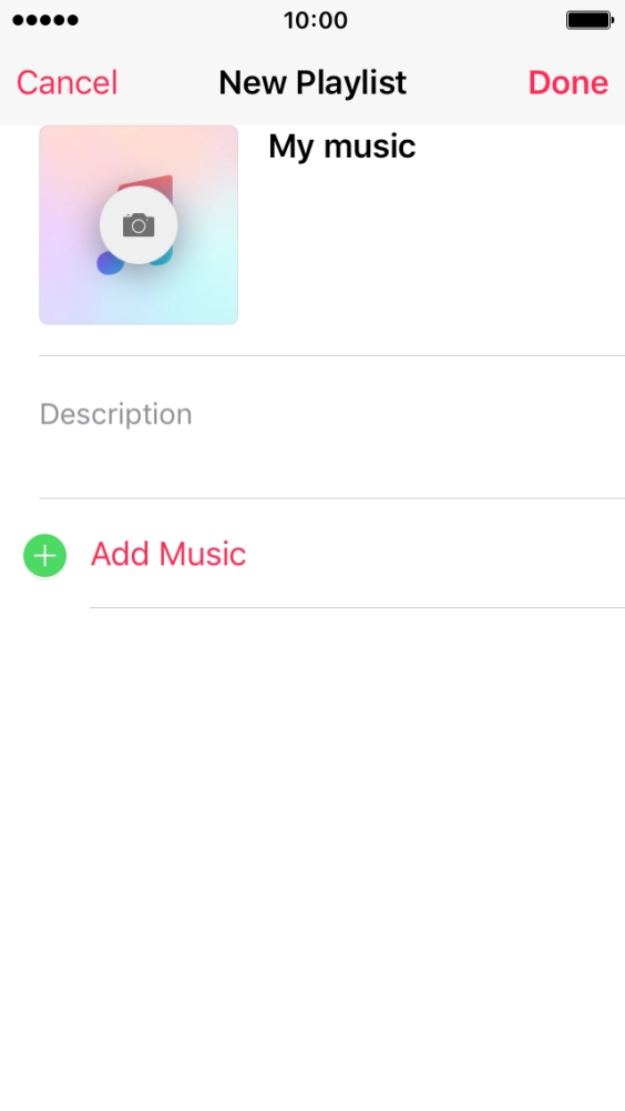Press Add Music.