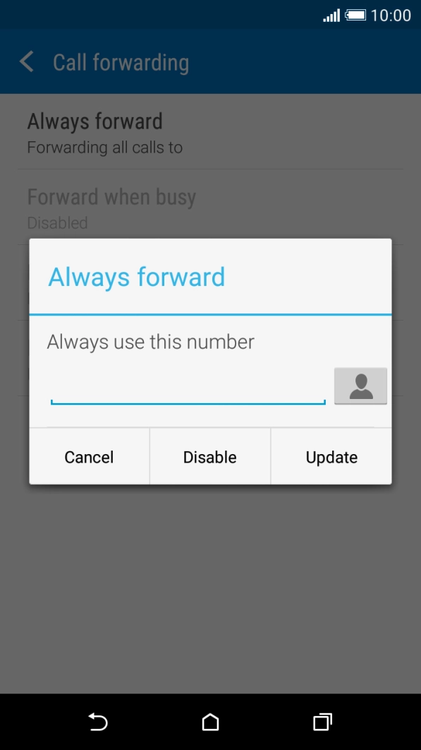 Press Disable.