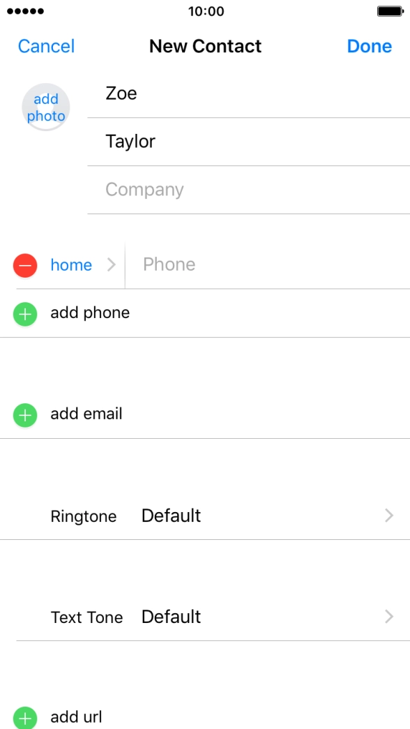 Press Phone and key in the required phone number.