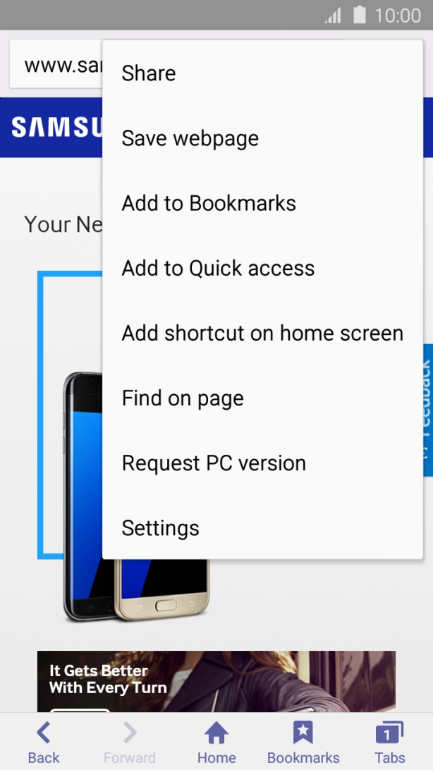 Press Settings. Press Settings.