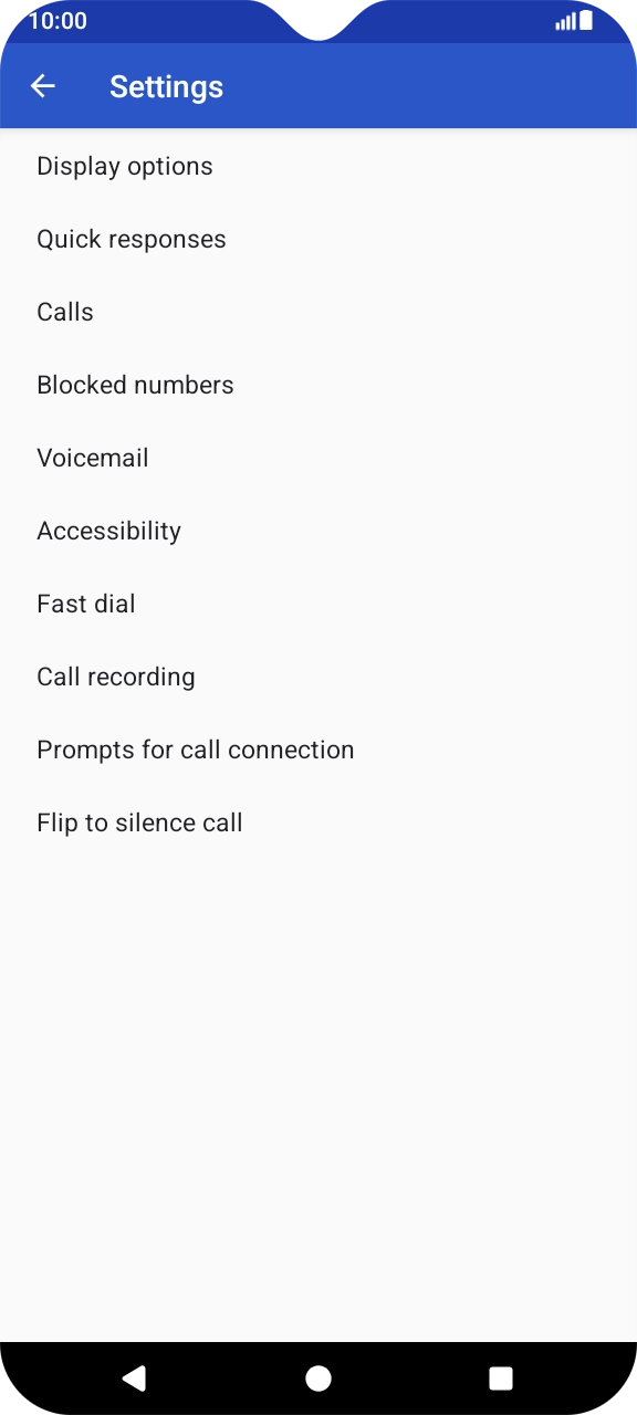 Press Calls.