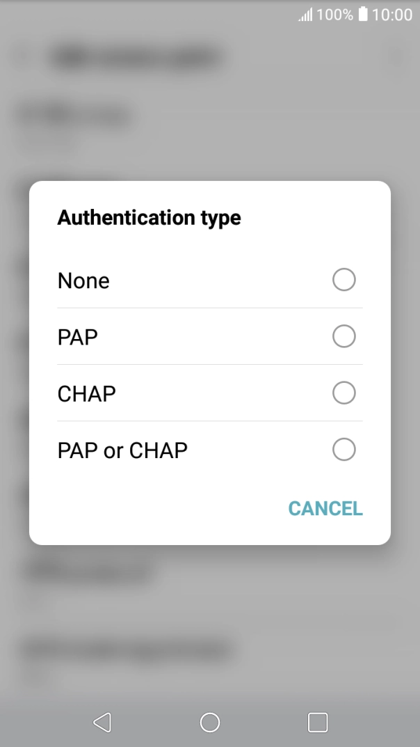 Press None. Press None.