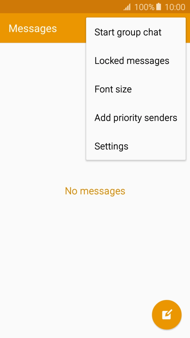 Press Settings. Press Settings.