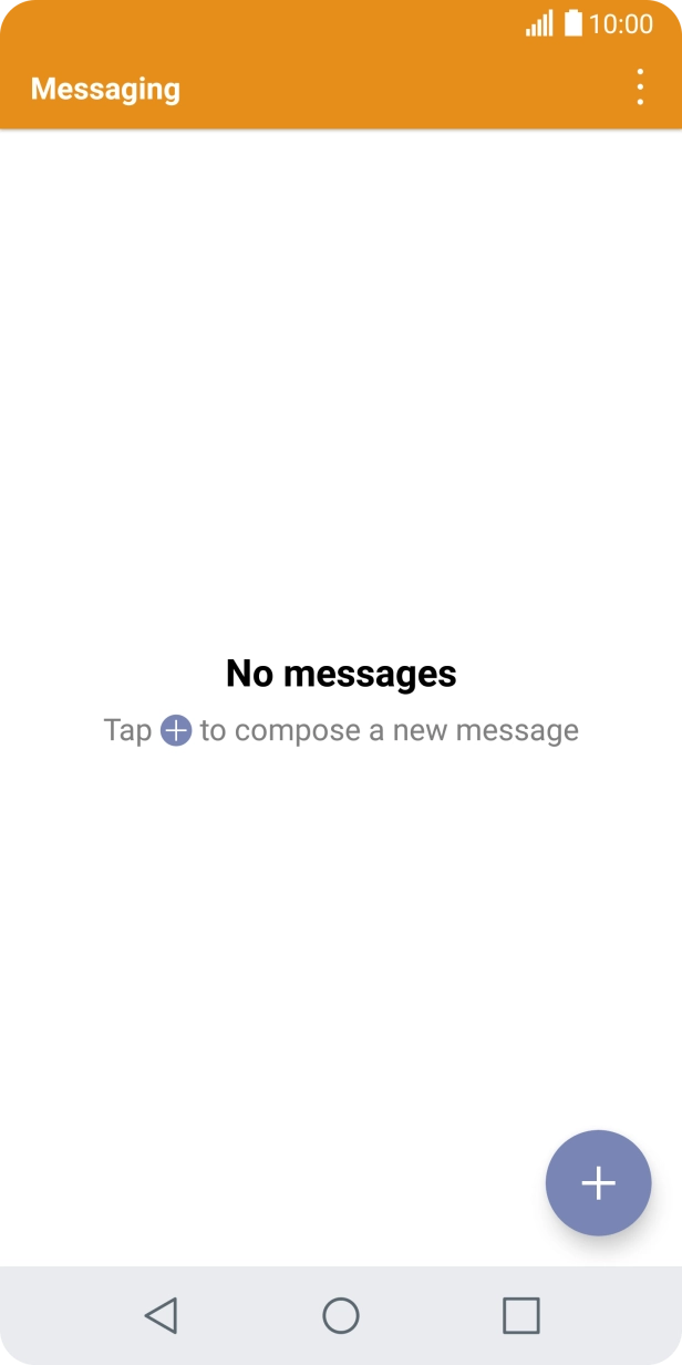 Press the menu icon.