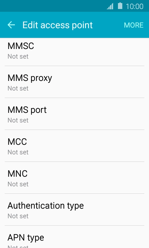Press MCC.