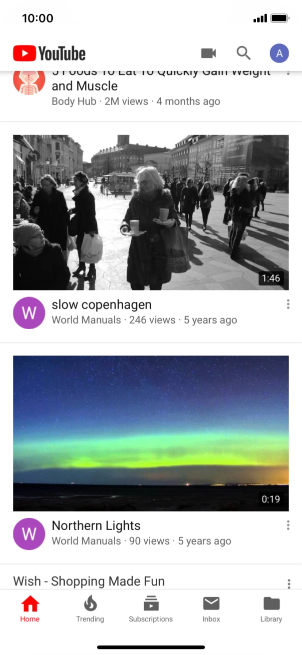 Press the upload icon. Press the upload icon.