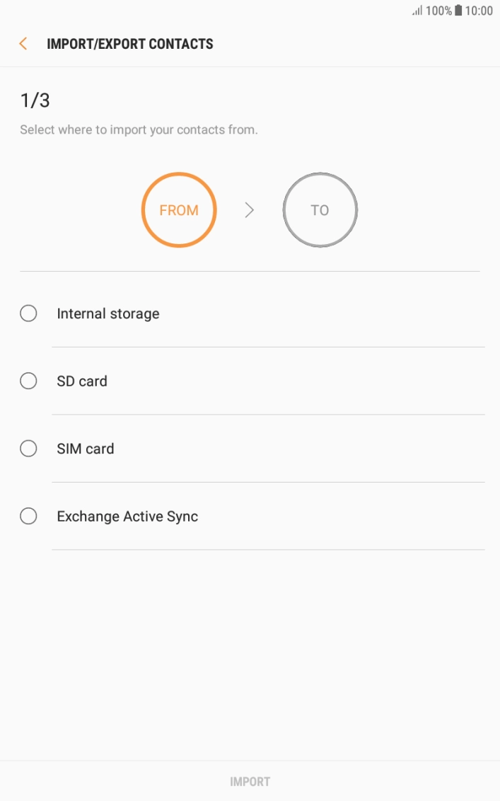Press SIM card. Press SIM card.